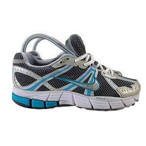 Nike Air Pegasus 26 Bowerman Womens 7 Shoes Metallic Silver Blue 365745-003